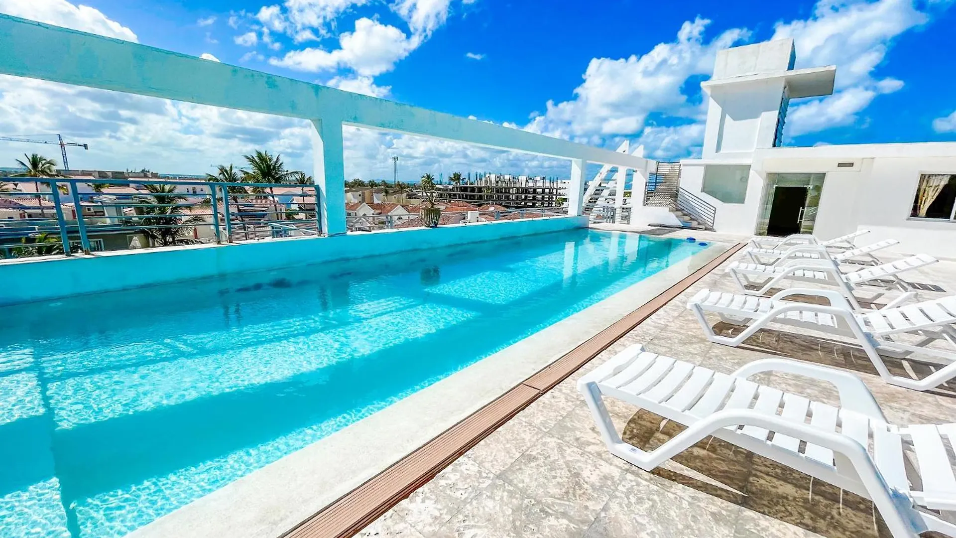Caribbean Rooftop Pool Ducassi Hotel Beach Club & Spa Punta Cana
