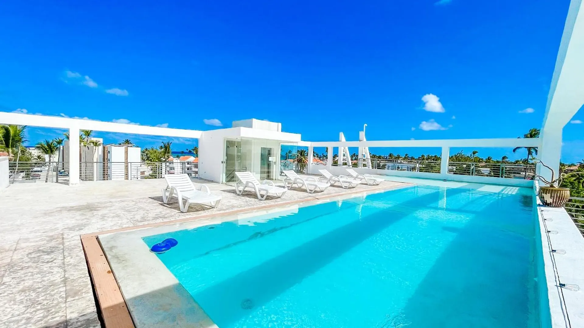 Caribbean Rooftop Pool Ducassi Hotel Beach Club & Spa Punta Cana